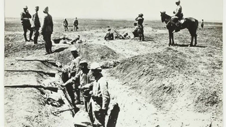 German infantry in Gaza WWI