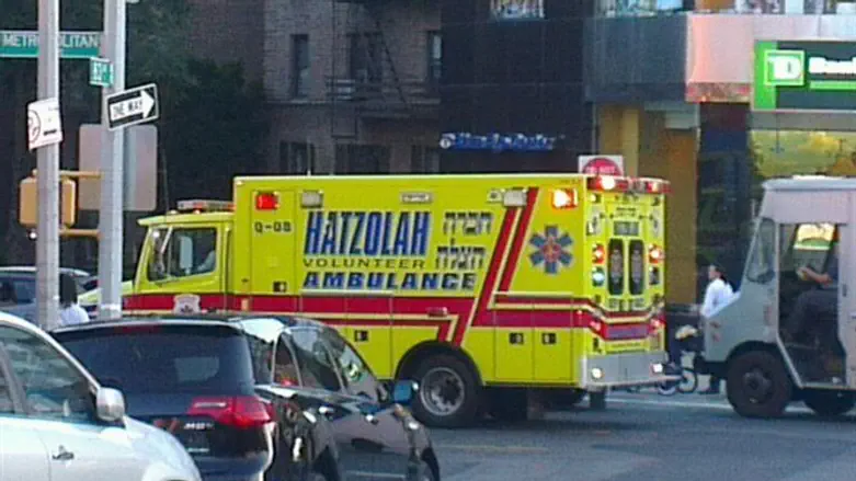 Hatzalah ambulance in Brooklyn, New York
