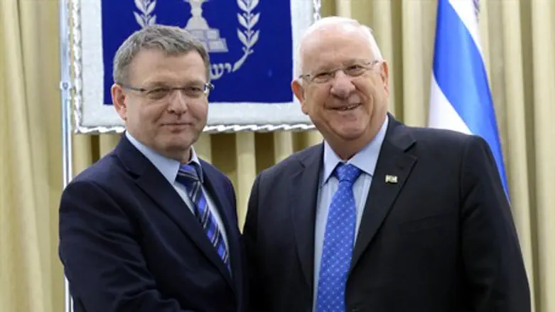 Reuven Rivlin meets with Czech Foreign Minister