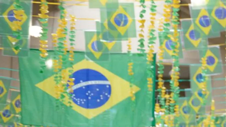 Brazilian flags