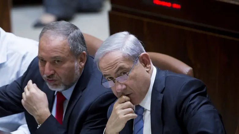 Биньямин Нетаньяху и Авигдор Либерман