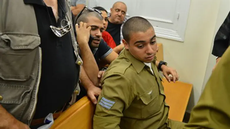 Soldier Elor Azariya in court