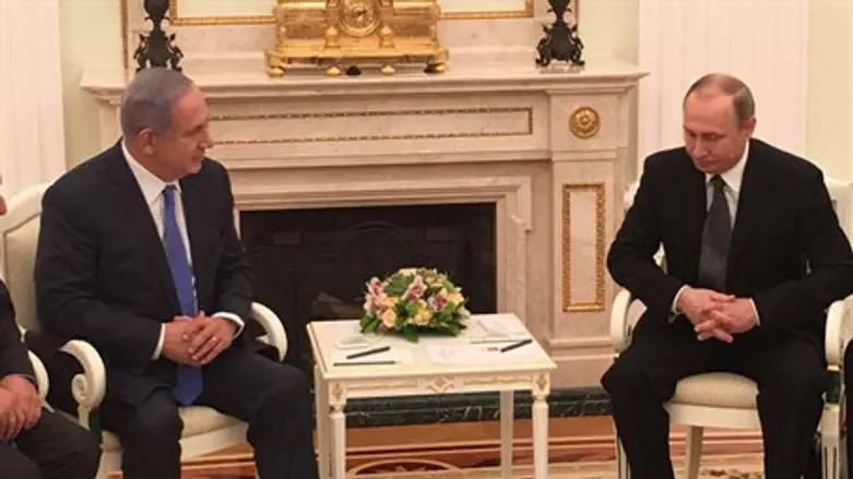 Binyamin Netanyahu's meeting with Vladimir Putin