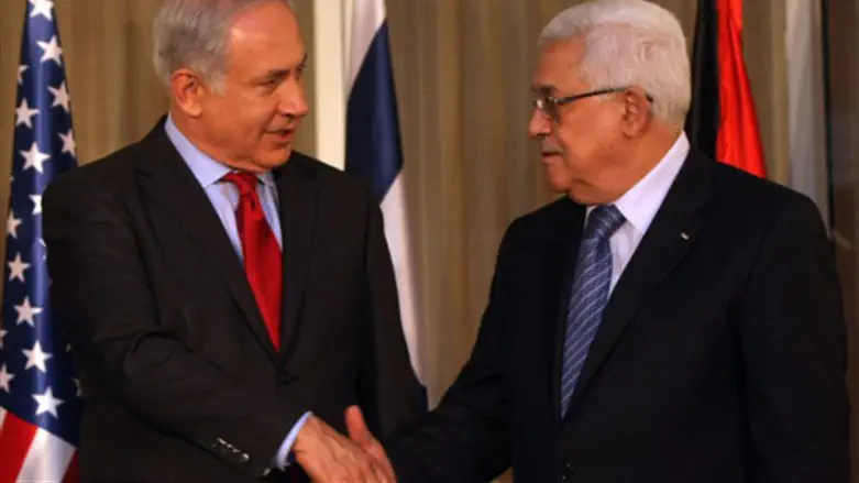 Биньямин Нетаньяху и Махмуд Аббас