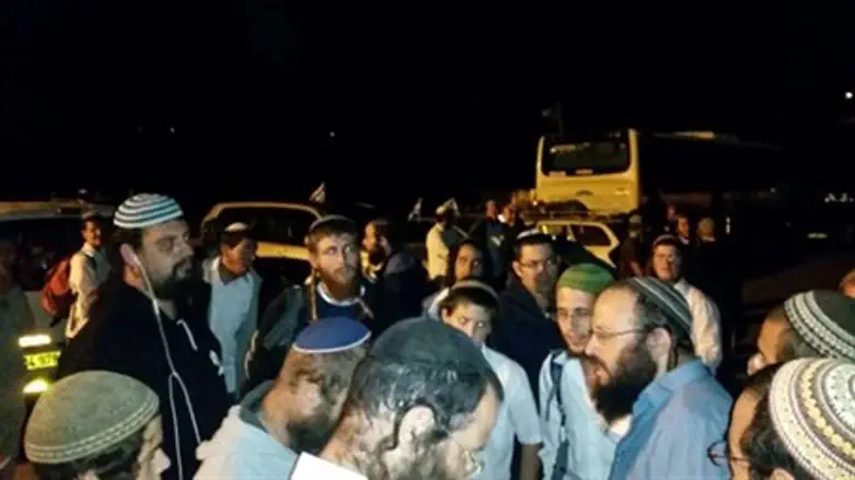 Евреи, заблокированные на пути в Са-Нур