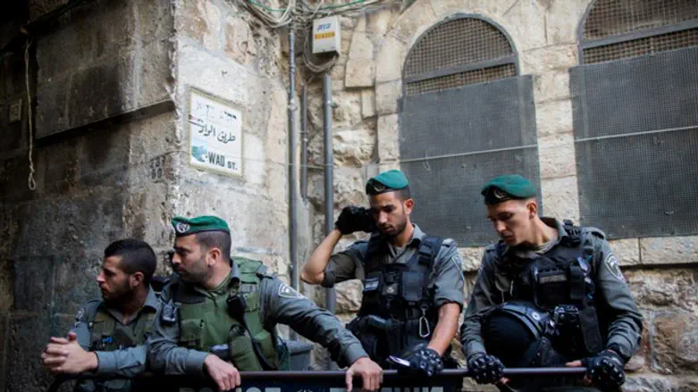Силы полиции в Старом городе Иерусалима