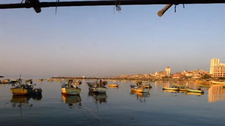Рыбаки у берегов Газы