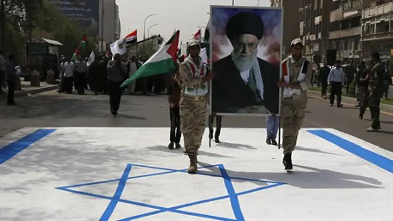 Quds Day march in Iran (file)