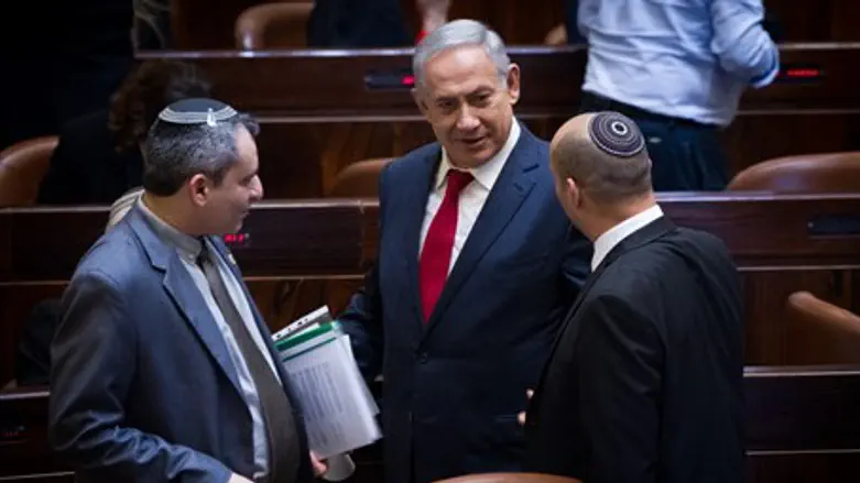 Binyamin Netanyahu, Ze'ev Elkin, Naftali Bennett