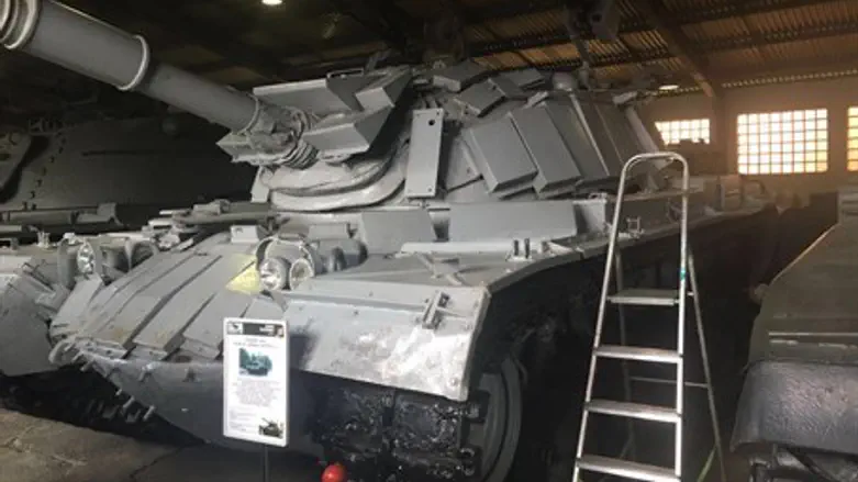 Израильский танк в московском музее