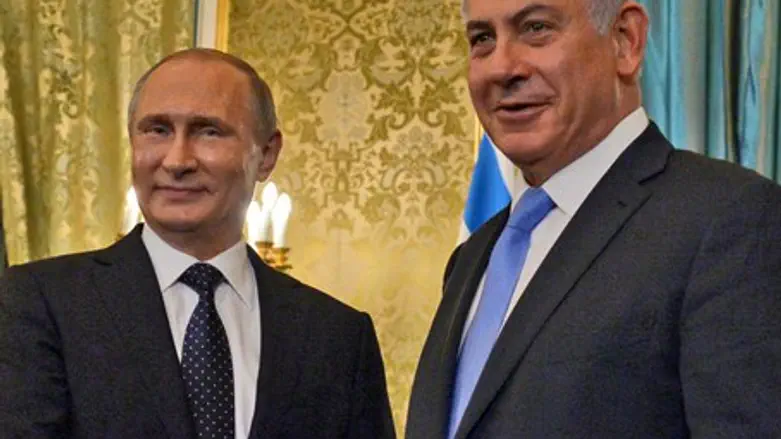 Биньямин Нетаньяху и Владимир Путин