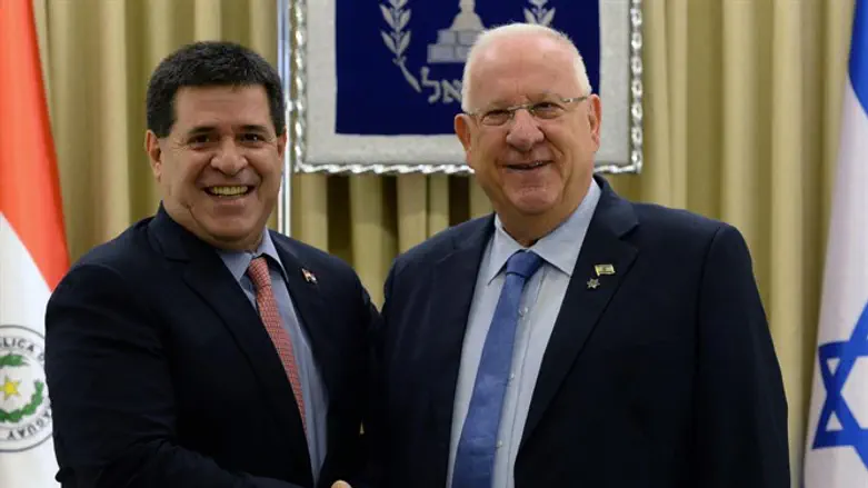 Rivlin and President Cartes of Paraguay