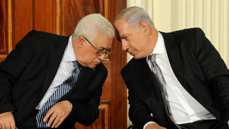 Биньямин Нетаньяху и Махмуд Аббас