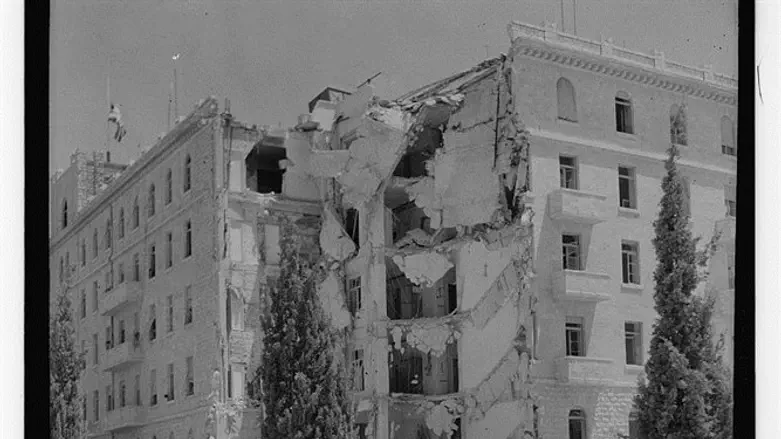 K. David Hotel after bombing