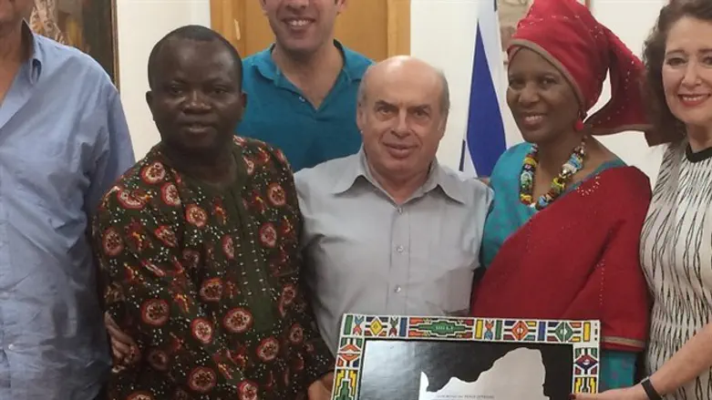 Chair of Jewish Agency Natan Sharansky met with African Christian leaders