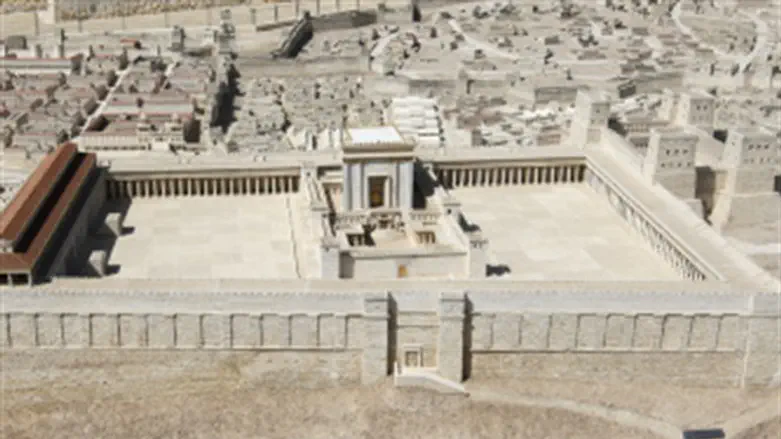 דגם בית המקדש במוזיאון ישראל