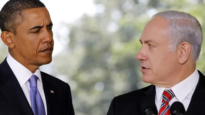 Обама и Нетаньяху (Архив)