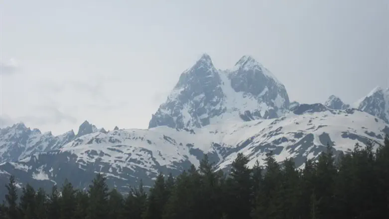 Mount Ushba. Georgia