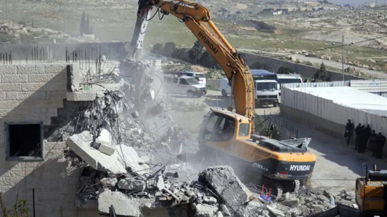 Разрушение нелегальных арабских домов в Иерусалиме