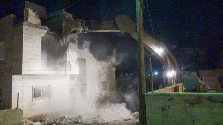 Demolition of Sarona terrorists' homes