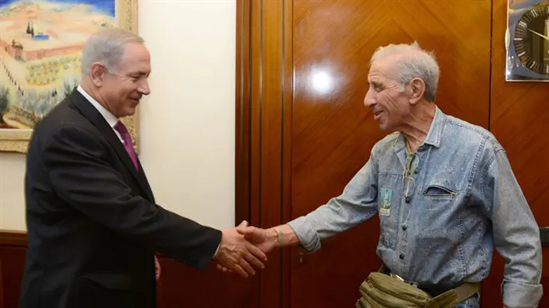 Nachum Heiman meets Prime Minister Binyamin Netanyahu