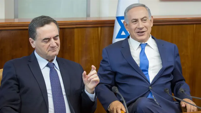 Исраэль Кац и Биньямин Нетаньяху