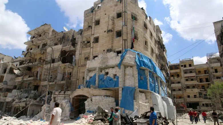 Aleppo hospital hit by Assad regime airstrikes