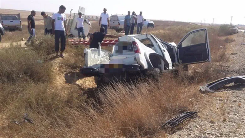 The terrible accident in Rahat