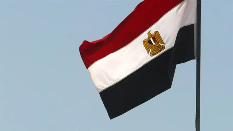 Флаг Египта. Иллюстрация