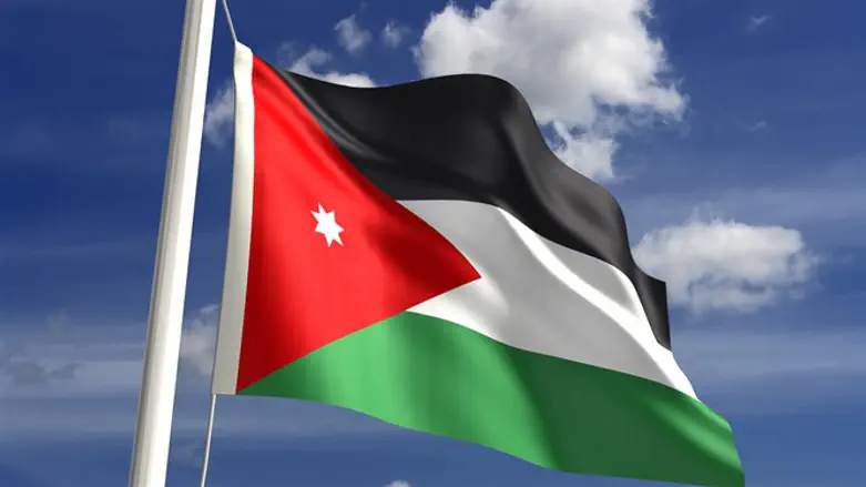Флаг Иордании. Иллюстрация