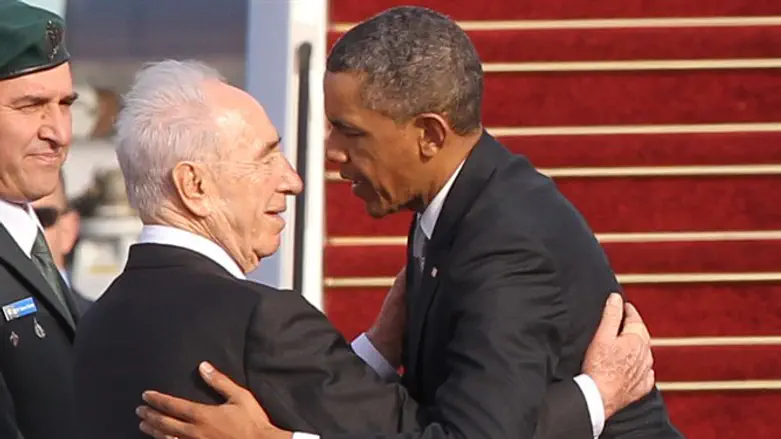 Shimon Peres, Barack Obama