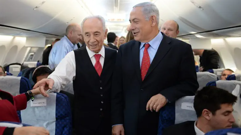 Peres and Netanyahu