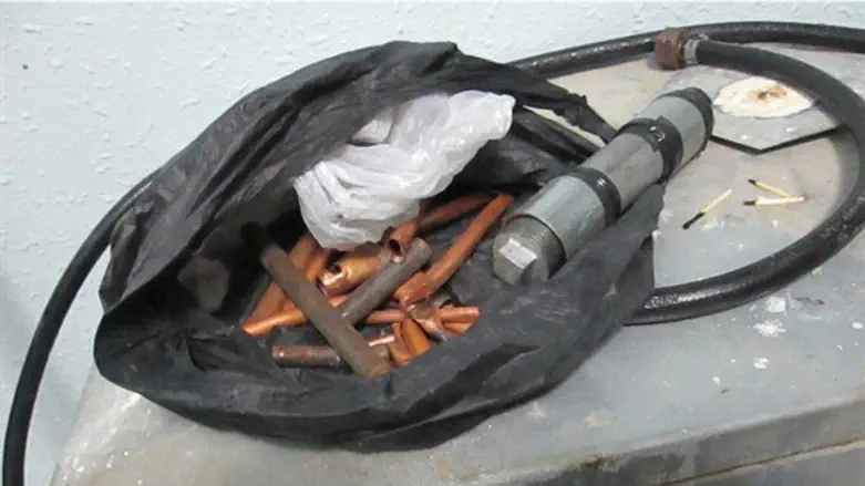 Explosives seized by Israeli secuirt services