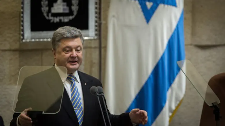 Президент Украины Петр Порошенко в Кнессете (Архив)