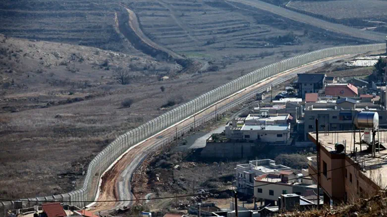 Израильско-сирийская граница. Иллюстрация