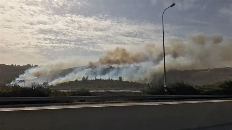 Firestorm in Zichron Yaakov