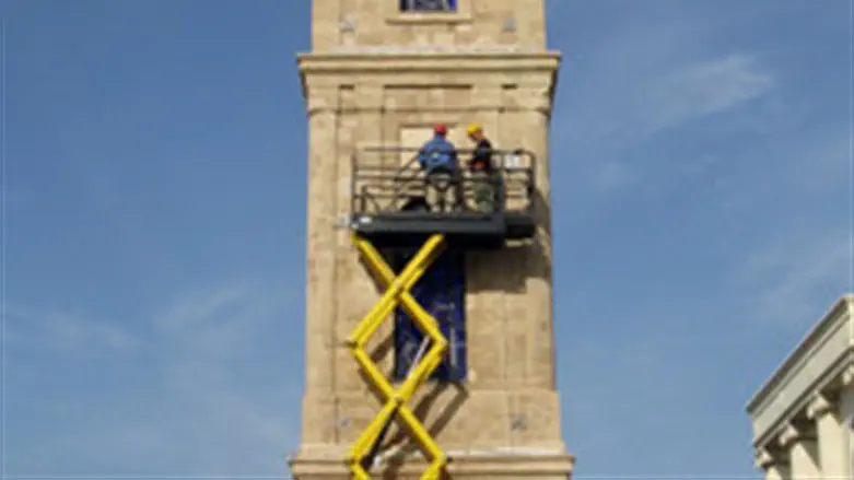 Seal of Sultan Abd al-Hamid II on the Jaffa Clock Tower