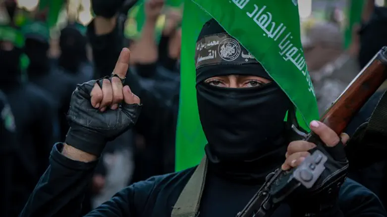 Боевик группировки ХАМАС. Иллюстрация
