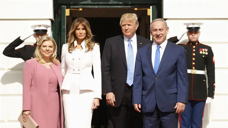 Netanyahu and Trump at White House