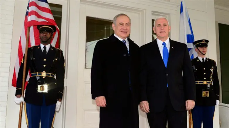 Netanyahu and Pence