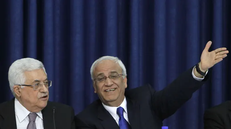 Mahmoud Abbas, Saeb Erekat