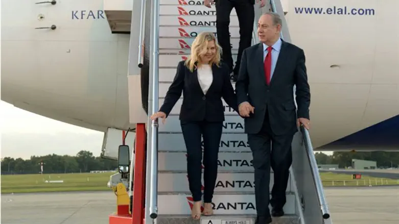 Биньямин и Сара Нетаньяху в Австралии