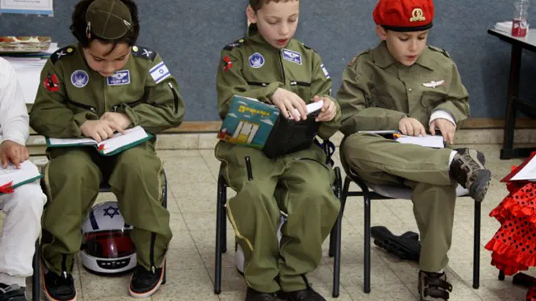 IDF soldier costumes for Purim