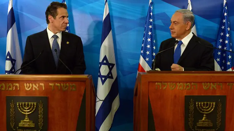 Prime Minister Netanyahu and New York Governor Andrew Cuomo