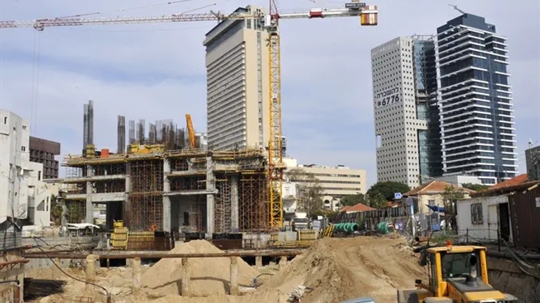 Tel Aviv construction site