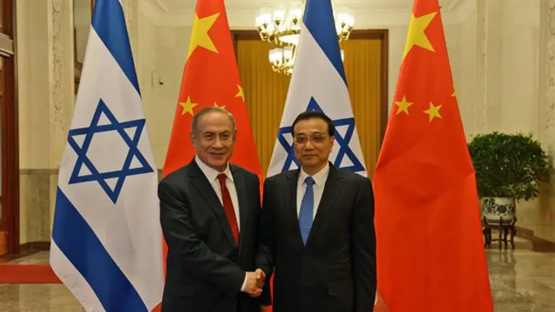 ראש הממשלה נתניהו עם ראש ממשלת סין, היום