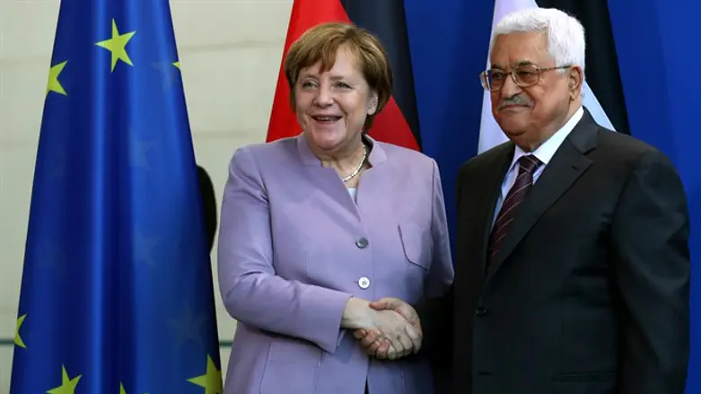 Ангела Меркель и Махмуд Аббас