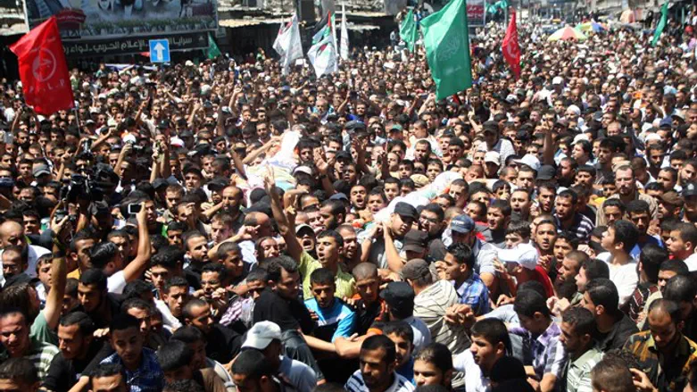 Похороны террористов ХАМАСа в Газе