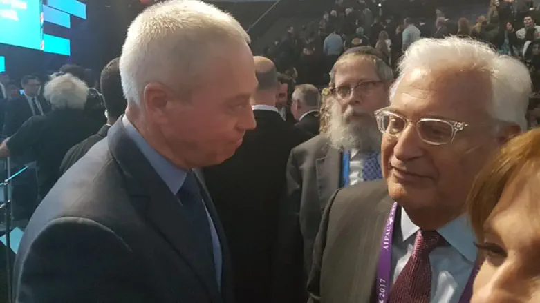 Minister Galant with Ambassador David Friedman