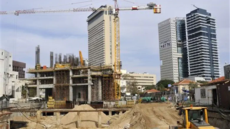 Tel Aviv construction site (illustration)